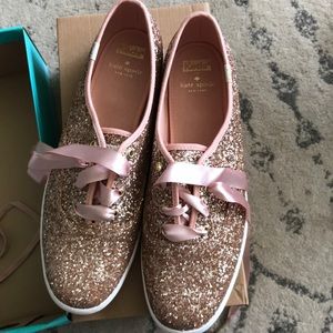 Kate Spade Rose Gold Shoes Keds Size 11